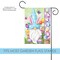 Bunny Gnome Egg Hunt Decorative Easter Double Sided Flag